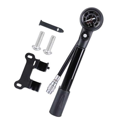 Pompe de vélo haute pression en alliage d'aluminium robuste mini gonfleur manuel universel