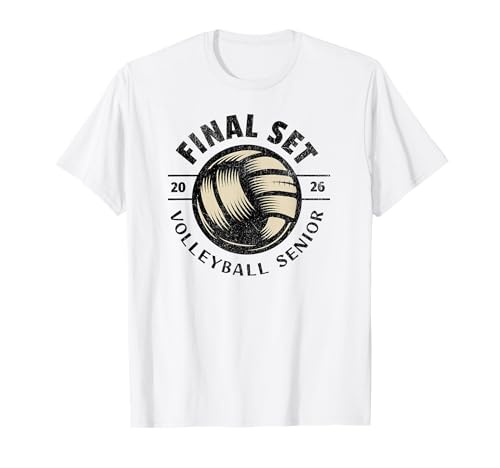 Volleyball Senior Night 2026 Final Set T-Shirt