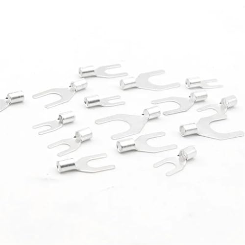 Terminales de horquilla UT6-5 para cableado electrico automotriz conector tipo U pack de 1000 piezas