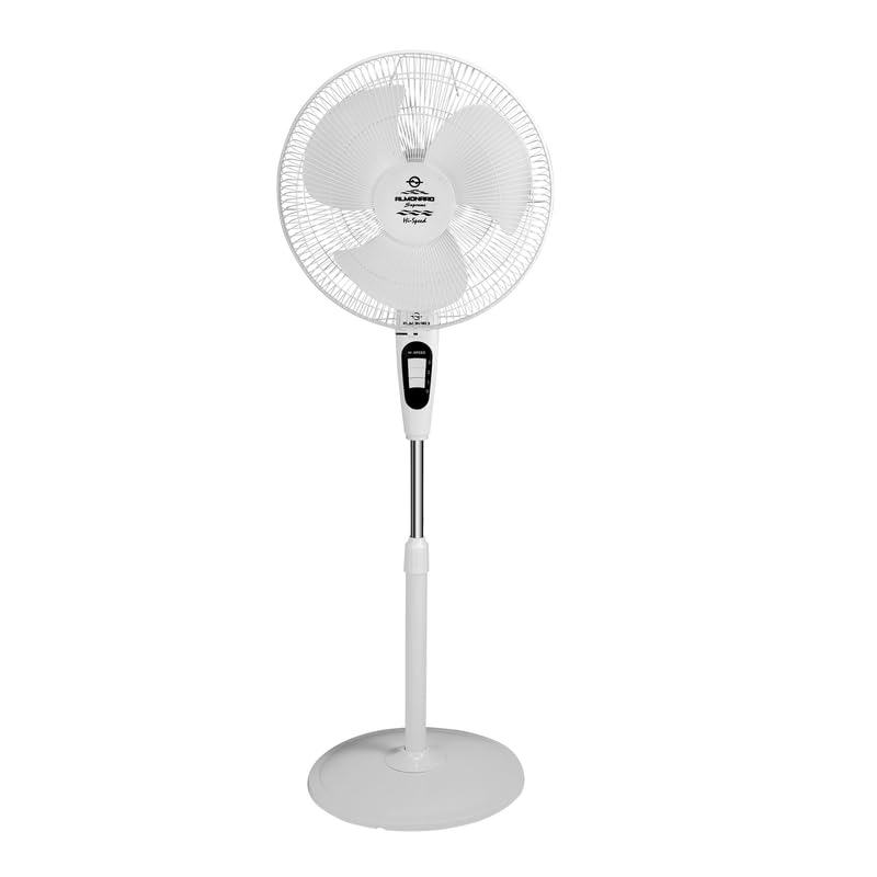 Image of Almonard | 16 inch (400mm) Supreme High Speed Pedestal fan - White