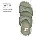 Sorel Women's Viibe Twist Slide Sandals - Safari, Stone Green - Size 9