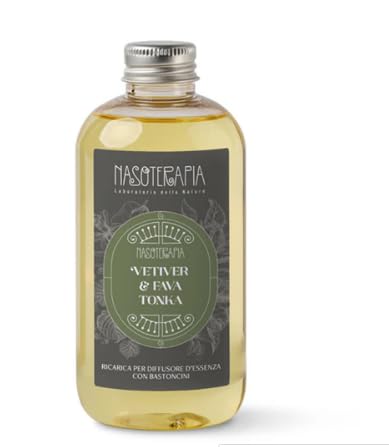 Ricarica per Diffusore a bastoncini Nasoterapia “Vetiver & Fava Tonka” 250 ml