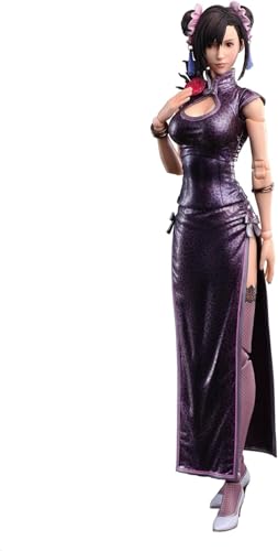 Final Fantasy VII Remake Play Arts Kai Tifa Lockhart Fighter Dress Ver. PVC Pre-Painted Action Figure