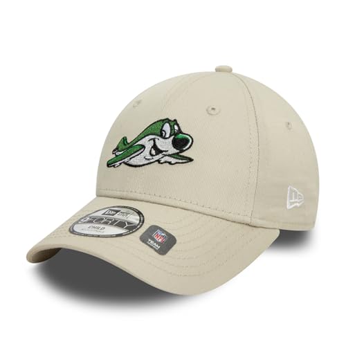 Casquette New Era enfant NFL 9FORTY Jets beige avec visière courbée