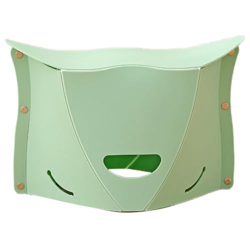 Image of Folding Camping Stool with Storage Bag, Portable Foldable Plastic Basket with Handle, Multicolour, for Camping, Picnic, Travel and Home Use, 1 Piece