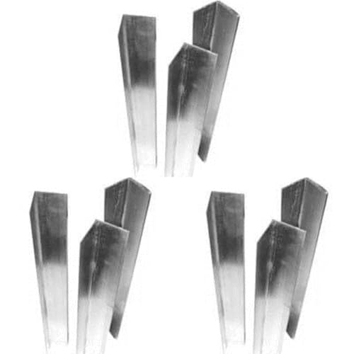 Image of M-D Building Products 61135 3 /4-Inch by 3 /4-Inch by 1 /16-Inch by 72-Inch Angle Equal Leg Anodized (Pack of 3)