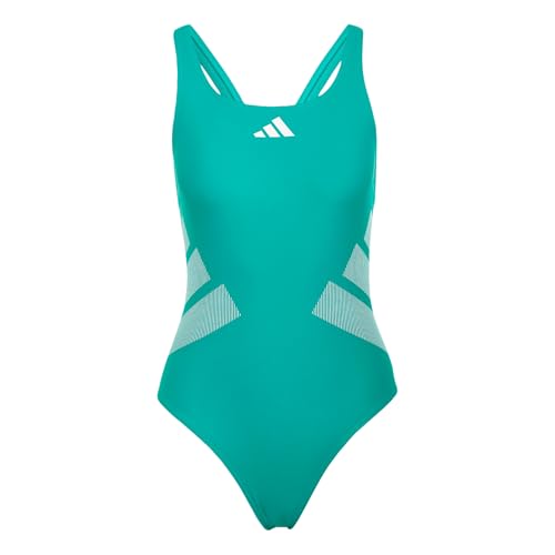 Maillot de bain dos C logo adidas pour femme de natation sportive