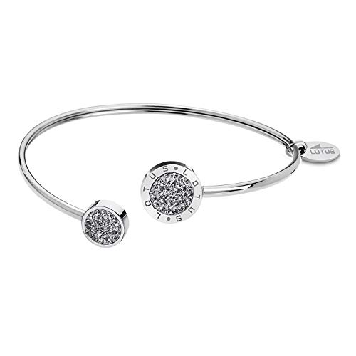 Lotus Pulsera para mujer LS1849-2/1 de acero inoxidable y plata, joyería de la marca D1JLS1849-2-1, 16 centimeters, Acero inoxidable