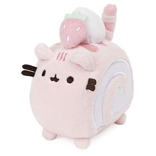 Pusheen 4 Inch Sweet And Squishy Dessert Collection Bundle Of 2, Roll Cake And Glazed Sprinkle Donut #TOP1