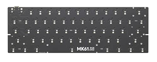 MK MK61 Hotswap PCB ANSI 60% RGB QMK VIA Compatible