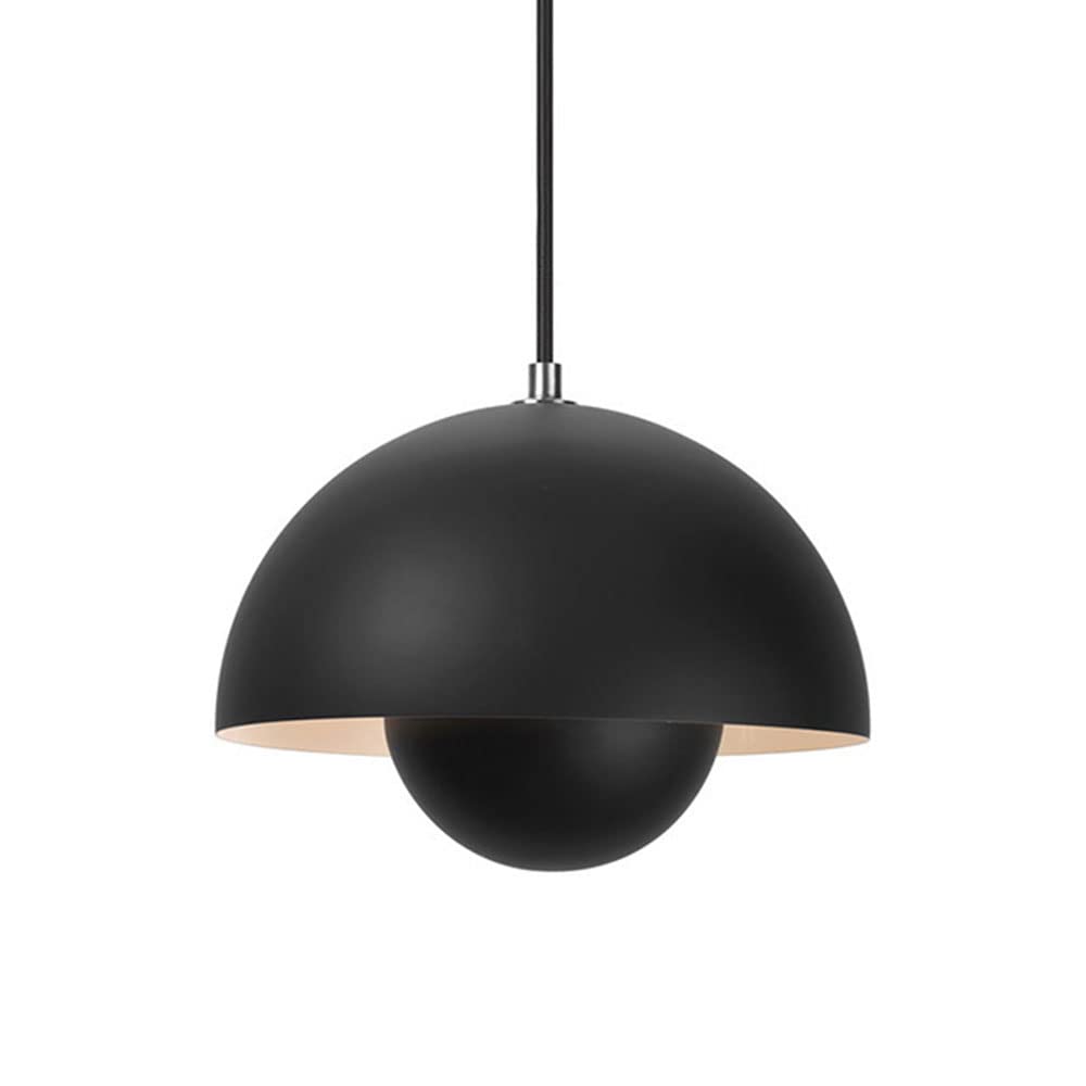 LYMSXAZOU Nordic Style Pendant Light - Creative Circle Chandelier Adjustable Metal Shade E27 Fixture Modern Hanging for Home Decor Unique Illumination Solution
