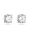 Produktbild Swarovski Attract Ohrstecker, Rundschliff, Weiß, Rhodiniert