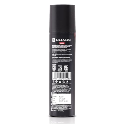 Image of Aramusk Bold NO GAS Perfume Body Spray for Men | Long Lasting Masculine Fragrance - 150mL