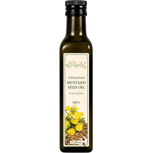 Pure Mustard Oil 250ml - Cold Pressed Cooking Oil - Great Taste Award Winner