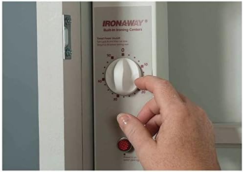 Miniatura 5 de Iron-A-Way E42RWU-L Iron-A-Way E-42-L Centro de planchado - Tabla de planchar integrada de 42 pulgadas con sistema eléctrico, luz y temporizador -