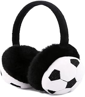 SEYUFN Kids Winter Earmuffs Boys Soft Plush Padded Ear Covers Girls Knitted for Outdoor Activities
