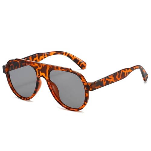 Lunettes de soleil hommes surdimensionnées verres dégradés protection UV400 tendance