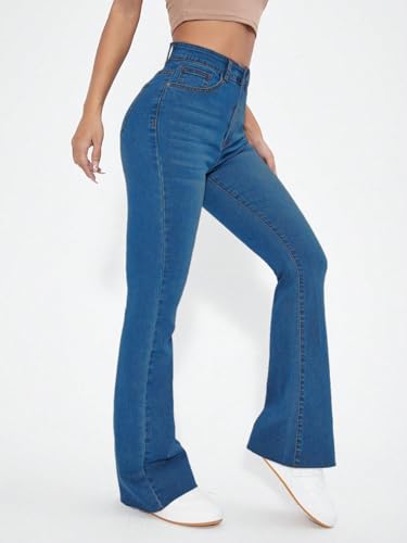 Image of Aahwan Women's & Girls' Solid Black Low Waist Ripped Distressed Mom Fit Stretch Denim Jeans(KV-255)