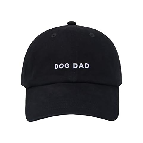 Hatphile 6 Panel Soft Embroidery Dog Dad Hat Dog Mom Hat Adjustable Baseball Cap Dog Lover Gifts for Men/Women Cover