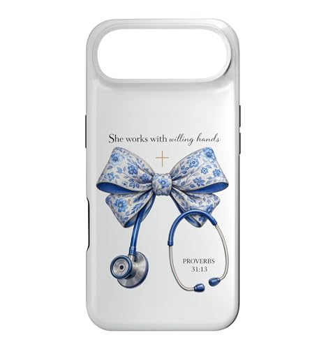 She Works With Willing Hands �Ō�t ���f�� �X�}�z�P�[�X iPhone Air �p