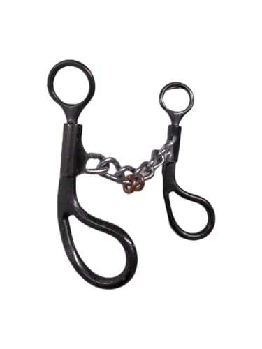 Dutton Bits Straight Chain Tear Drop Shank Equine Bit