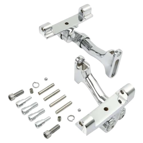 Kit de montaje en piso trasero para motocicleta Touring Street Electra soporte cromado 1993 a 2023