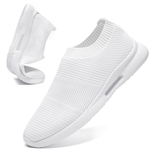 Mens Slip on Shoes Tennis Sports Sneakers Lightweight Casual Dress Summer Beach Slippers