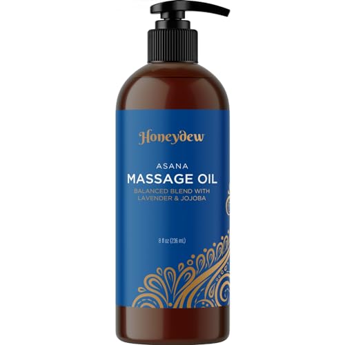 Relaxing Sore Muscle Massage Oil for Body - Premium Highly Absorbent Non Greasy Rosemary and Lavender Massage Oil for Massage Therapy with Sweet Almond Oil - Therapeutic Grade Non GMO and Vegan