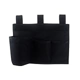 KUWAI Accesorios de Cama Organizador de cabecera Almacenamiento Caddy Colgante Teléfono móvil Mando a Distancia Titular Bolsa para el hogar Dormitorio Habitación Essentials Organizador de cabecera