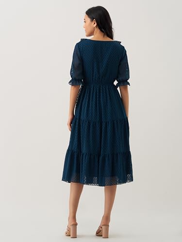 Image of AASK Dress for Women One Piece Kurta Set Tops Knee-Length Fit And Flare Dresses