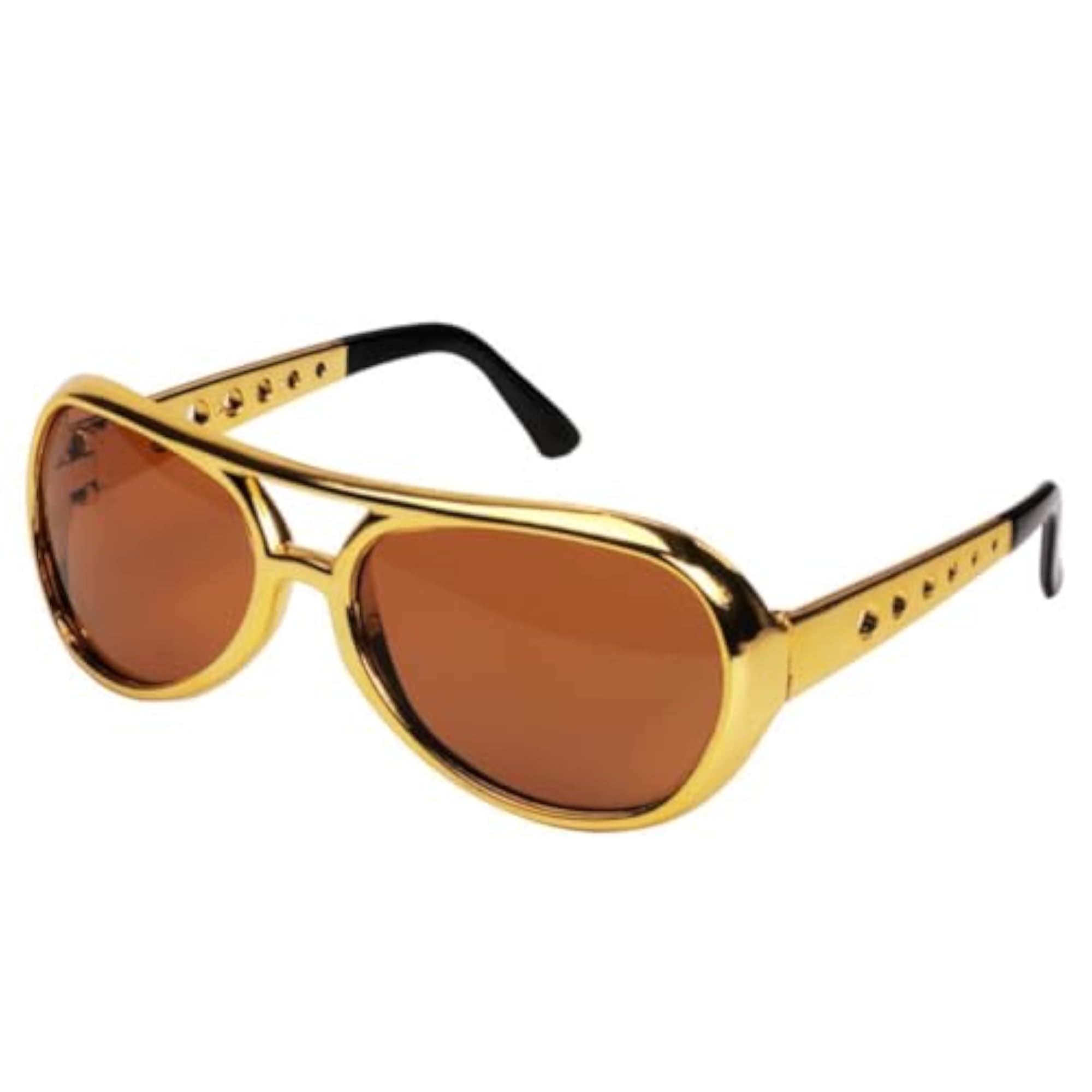 Shiny Chrome Party Sunglasses for 60's Rock Star Look