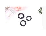 El anillo de silicona negro para herramientas de entrenamiento es eficiente y duradero