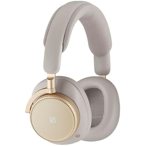 Bang & Olufsen Beoplay H100 Premium Wireless Active Noise Cancelling Over-Ear Headphones with Protective Carrying Case,Hourglass Sand