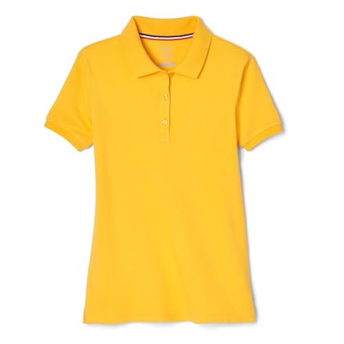 Image of French Toast Women's Juniors' Short Sleeve Stretch Pique Polo Shirt