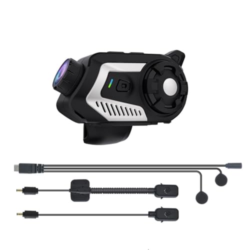Cámara 2K Moto Intercomunicador Bluetooth Grabadora DVR Vehículo Eléctrico B