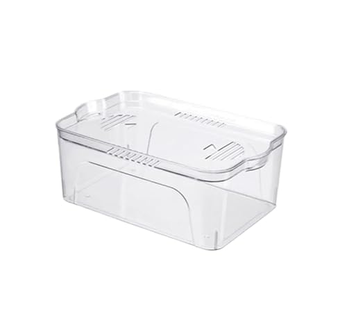 金魚鉢 プラスチック 大型 金魚 水槽 アクリル 透明 メダカ水槽 ArcticDeer 蓋付き 大容量 アクアリウム 観葉植物 インテリア 飼育鉢 水耕栽培 植物栽培 おしゃれ 防爆 (27.5X18X11CM)