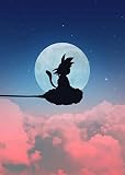 Zhangqicc Poster Goku Nimbus Nuage sur toile - Décoration murale pour salon - 20 x 30 cm - Sans cadre