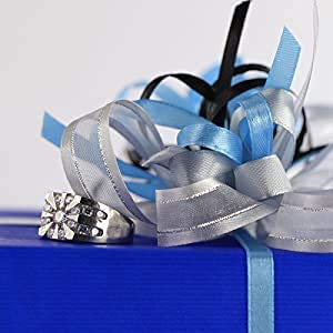 Twobirch Sterling Silver Round Channel Set Sun Burst Style Men's Ring With Cubic Zirconia(2Ct. Size 9) #TOP7