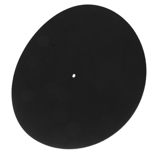 HEMOTON Turntable Record Pad Felt Slipmat for Players Universal Mat for Vinyl Records Improves Sound Clarity