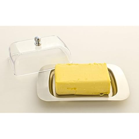 Zoie + Chloe Stainless Steel Butter Dish Cover