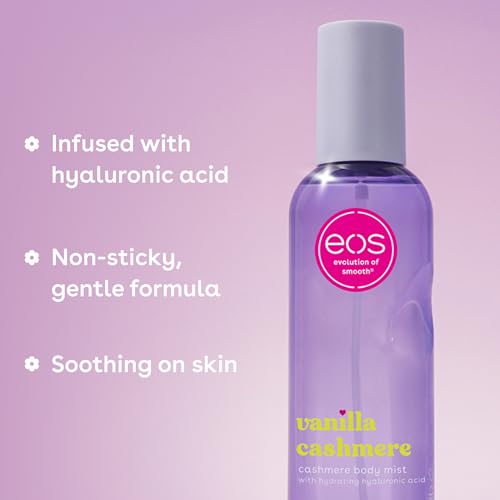 Image of eos Vanilla Cashmere Scent Layering Bundle - Body Wash, Body Mist, Body Lotion