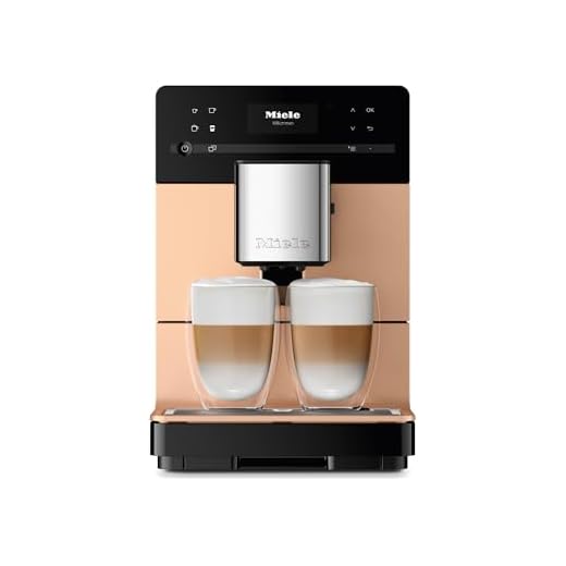 Miele NEW CM 5510 Silence Automatic Coffee Maker & Espresso Machine Combo, Rose Gold Pearl Finish - Grinder, Milk Frother, 1.3L