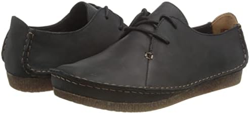 Clarks Women's Janey Mae, Black Black Leather, 3.5 UK | Image 6
