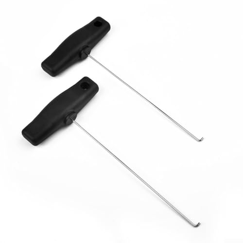 Lot de 2 crochets de traction pour Mercedes-Benz W123 W124 W126 W140 W202 W210, alliage + plastique