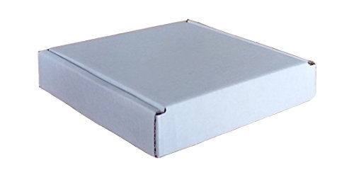 100 X Royal Mail Large Letter Parcel Mini PIP Postal Box - 100mm x 100mm x 20mm (White)