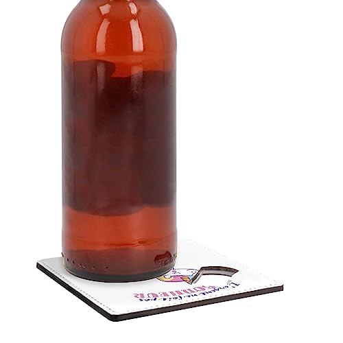Sous verre décapsuleur licorne double fonction compact 92 x 92 mm rigide - 3