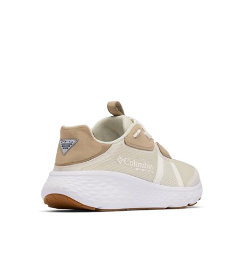 Columbia Columbia Mens PFG Castback TC Slip On Boat Shoe, Stone/Fossil, 9