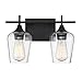 Savoy House 8-4030-2-13 Octave Bohemian Clear Glass Bathroom Vanity Wall Light, 2-Light 120 Total Watts, 10