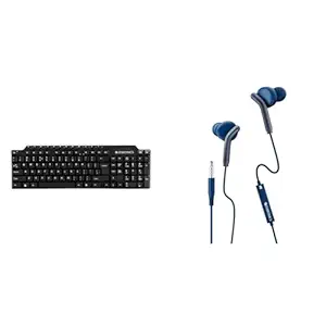 ZEBRONICS ZEB-KM2100 Multimedia USB Keyboard Comes with 114 Keys Including 12 Dedicated Multimedia K