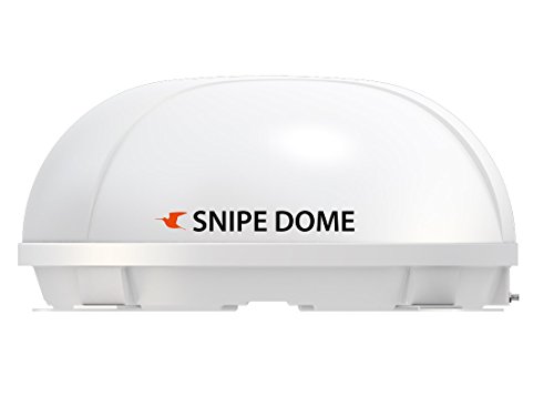 Antenne satellite automatique Selfsat Snipe Dome à profil bas et protection coque